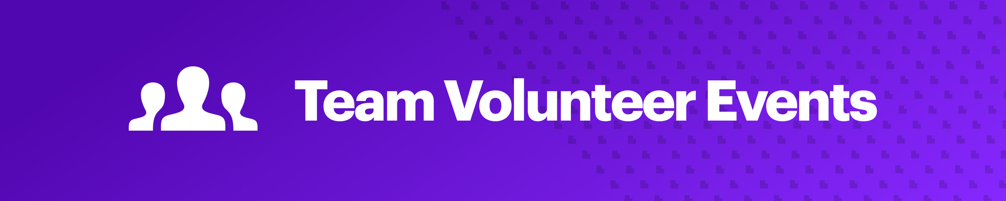 Team Volunteer Events